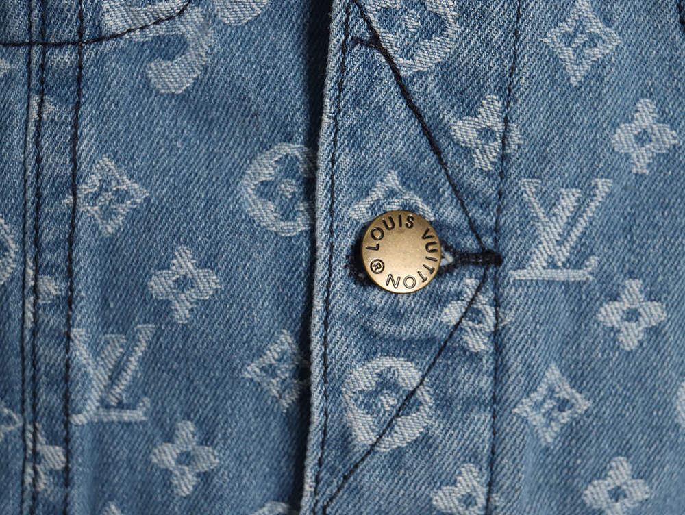 l0*is v*t0n & S*p*e joint full print denim jacket