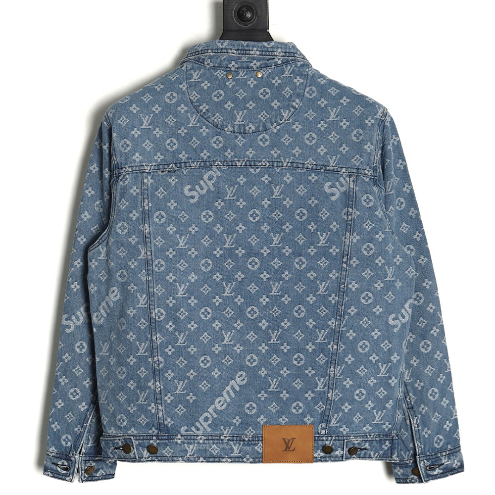 l0*is v*t0n & S*p*e joint full print denim jacket