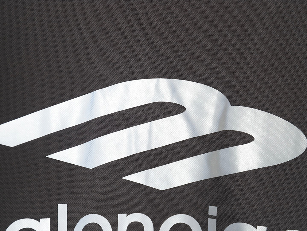 Ba*len*cia*ga 3b printed v-neck long-sleeved ski t-shirt tsk1