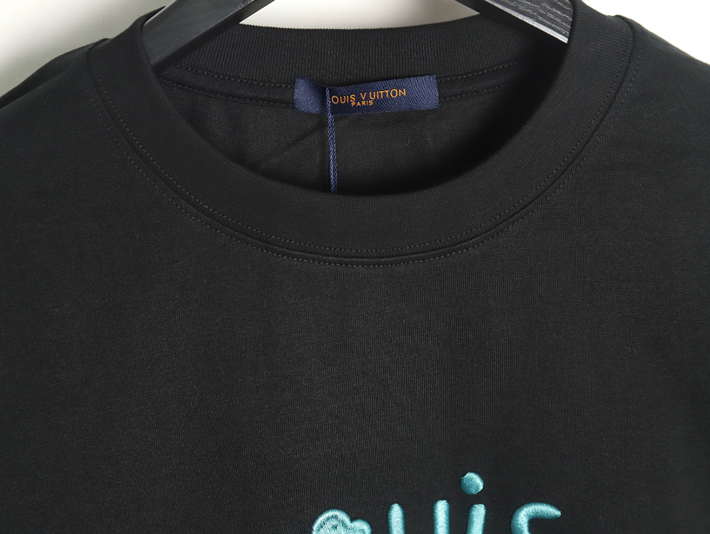 l0*is V*t0n small blue flower logo embroidered letter long sleeve tsk1