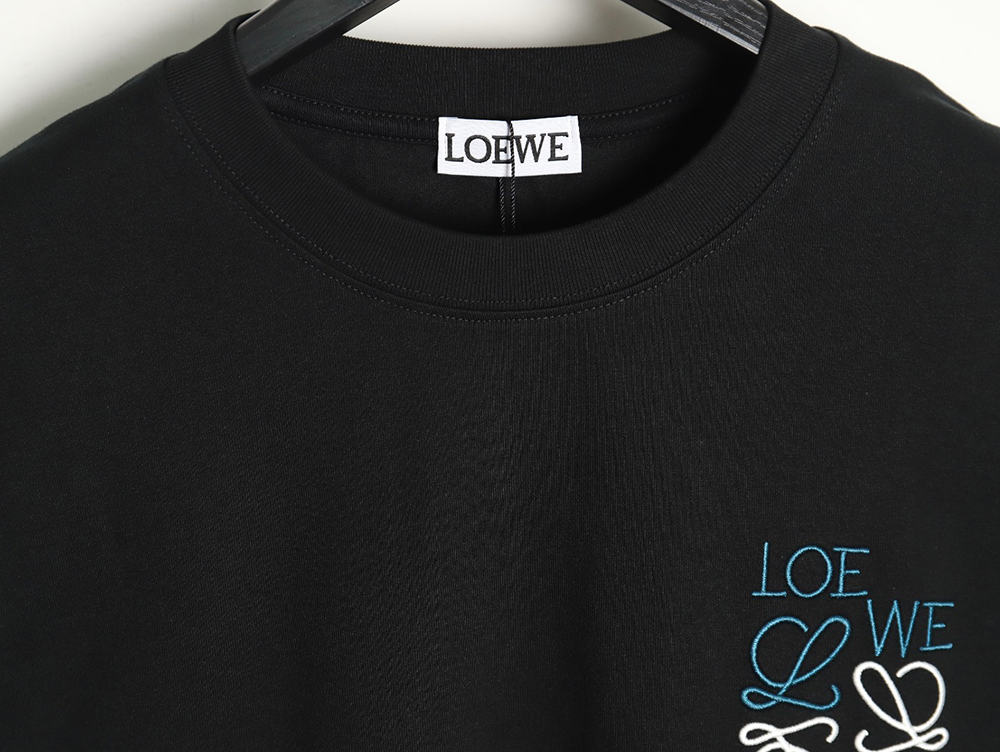 L0ew* simple contrast logo embroidered long sleeve tsk1