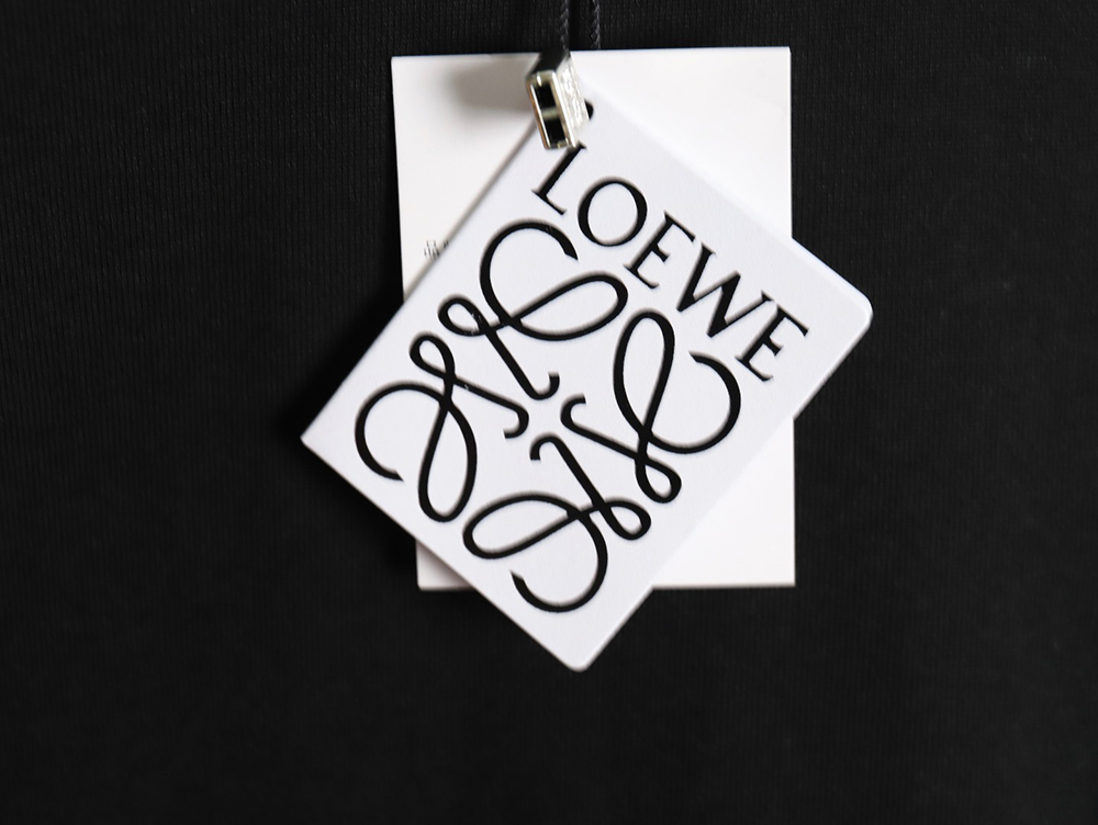 L0ew* simple contrast logo embroidered long sleeve tsk1