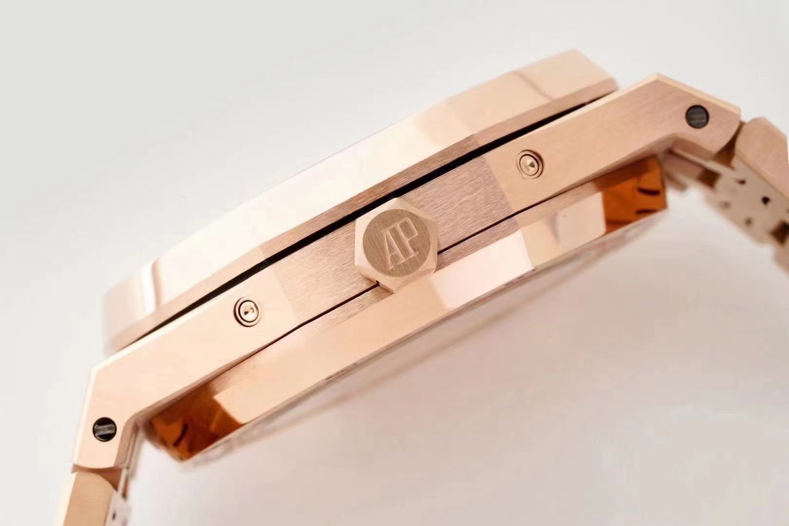 audemars P*g*et - royal oak perpetual cal 26574 rg/rg blue/stk apsf a5134