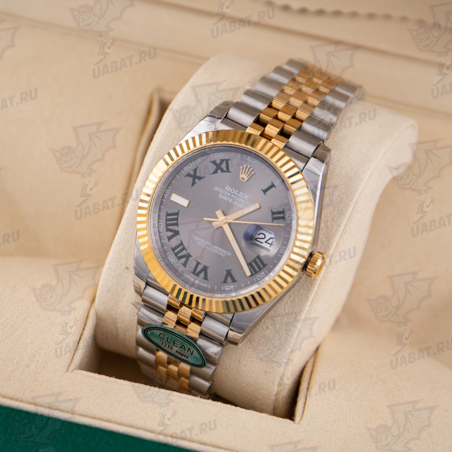 Datejust 126233 36MM Jub 904L Grey/Rmn YG/SS Wrapped Clean Factory VR3235