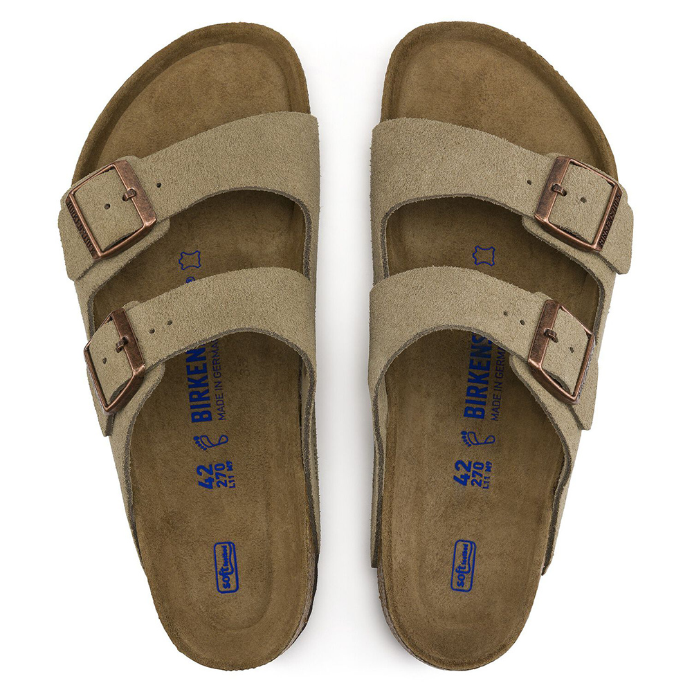 Birkenstock Boston Arizona Soft Footbed Suede Leather