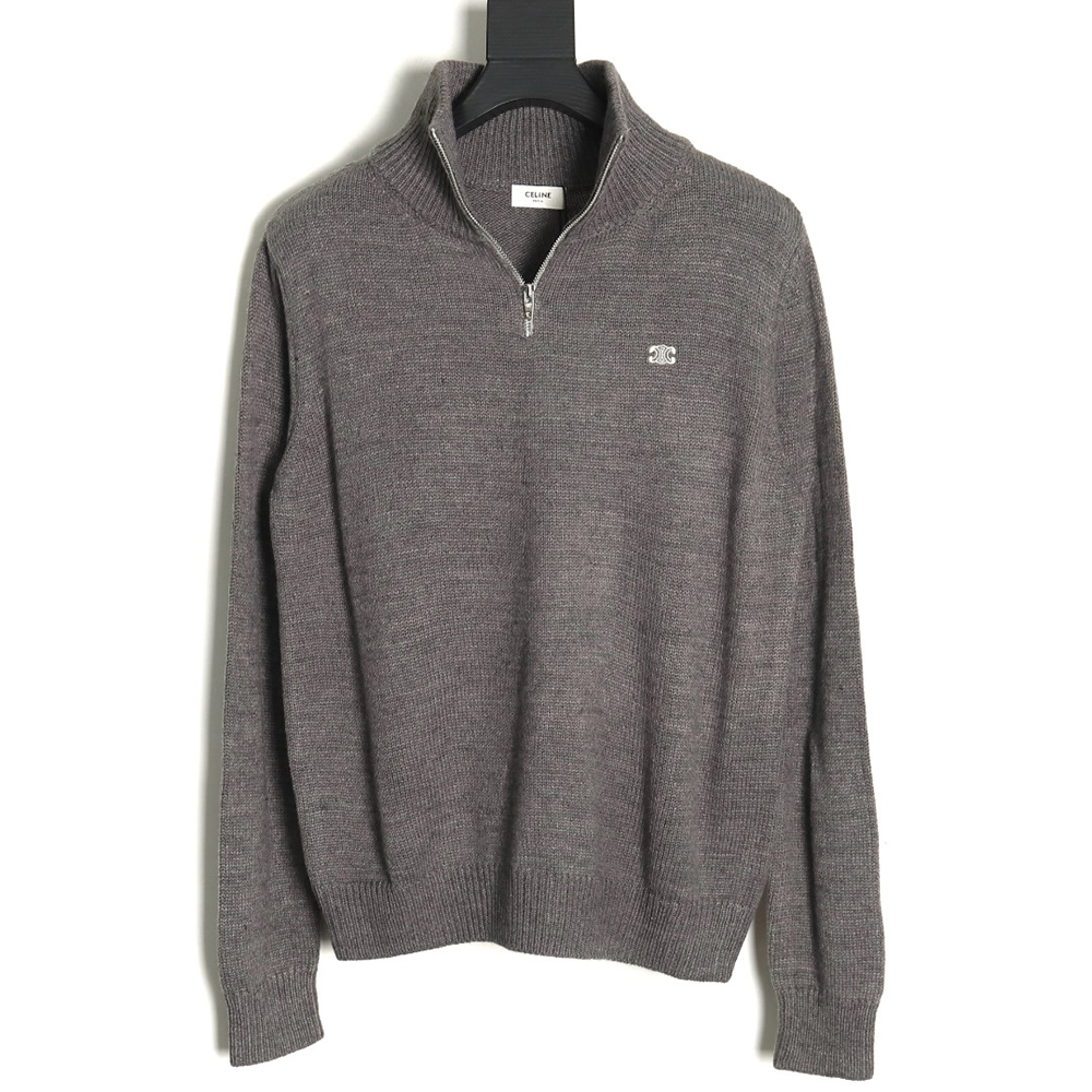 Ce**e embroidered turtleneck sweater