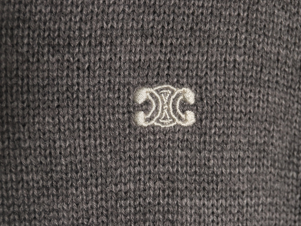 Ce**e embroidered turtleneck sweater