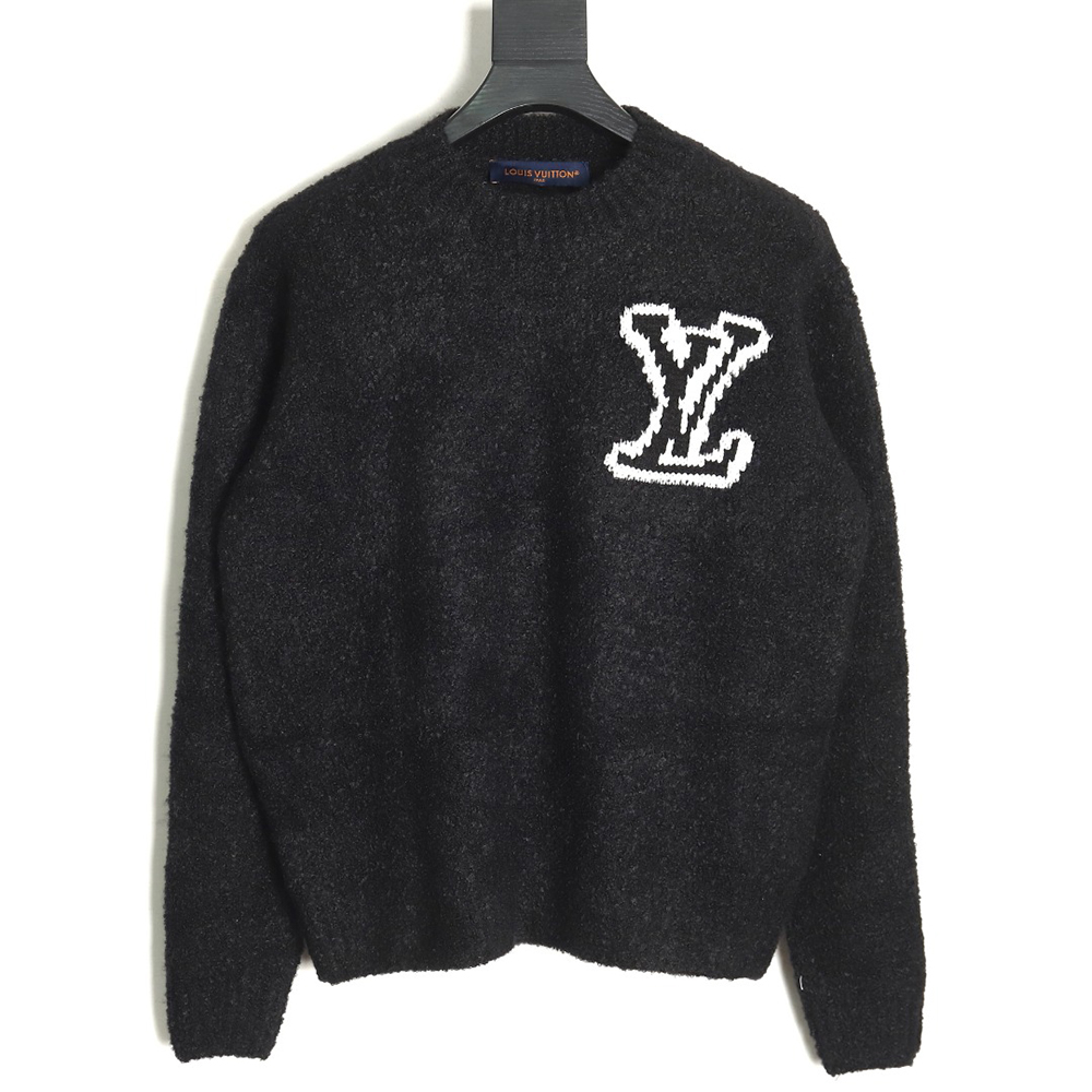 l0*is V*t0n logo knit crewneck sweater tsk1