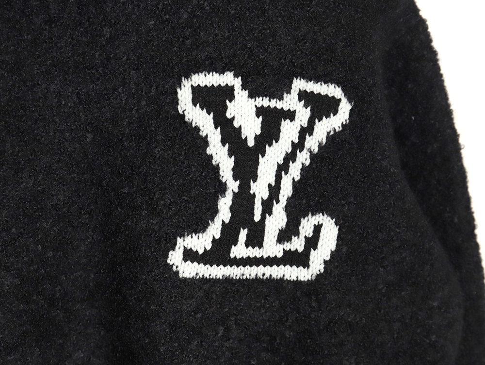 l0*is V*t0n logo knit crewneck sweater tsk1