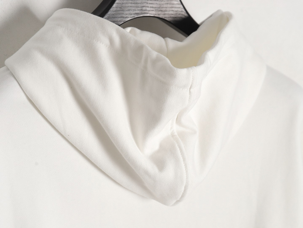 L0ew* large letter print hooded sweatshirt