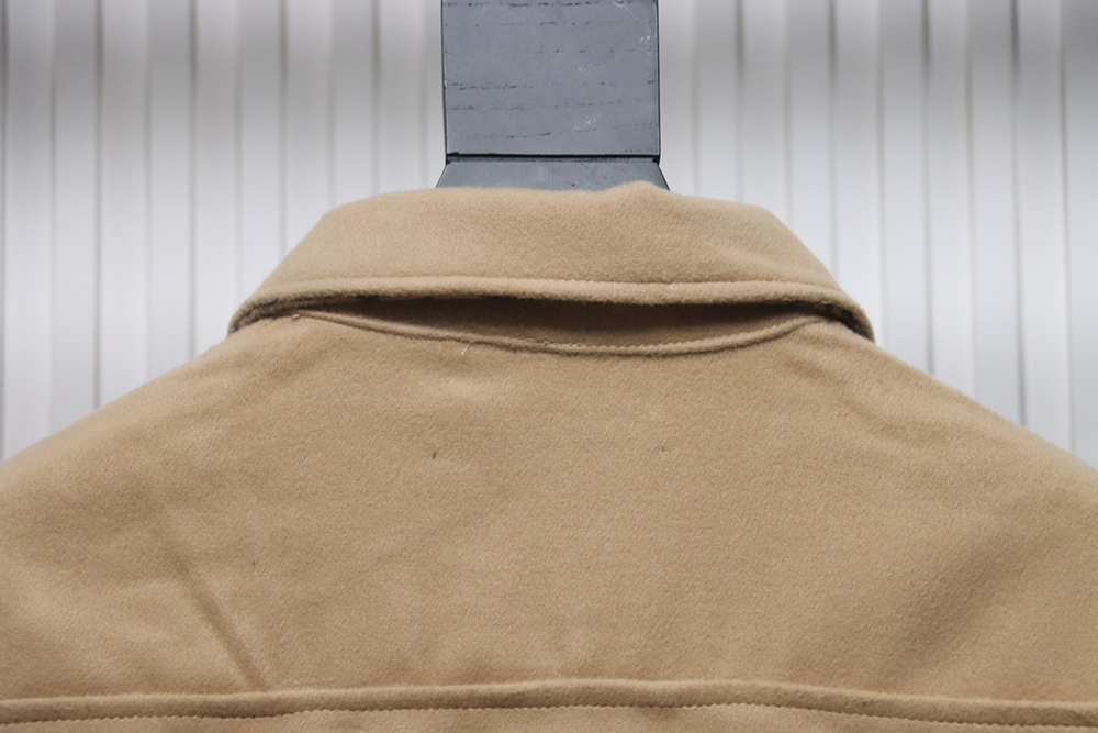 l0*is v*t0n double-F**ed cashmere khaki jacket