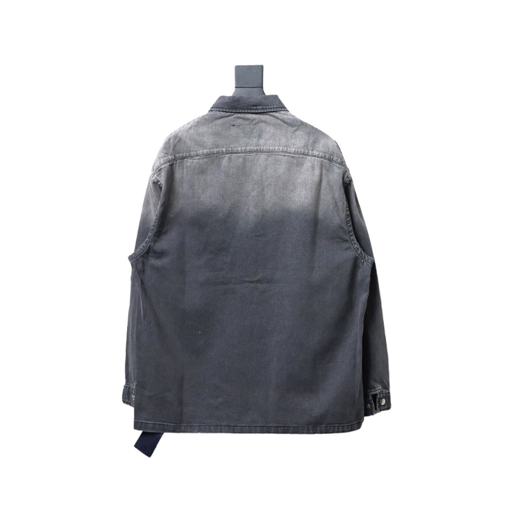 Pra*a denim zip-up jacket