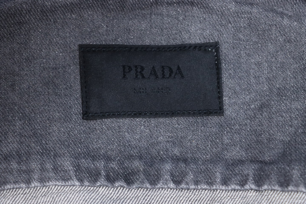 Pra*a denim zip-up jacket
