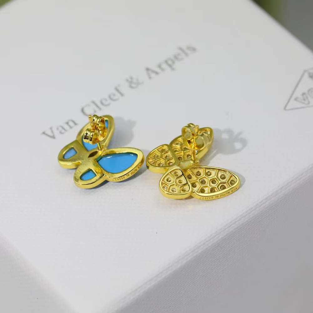 V*N CL*F & arpels two butterfly earrings rp7us00