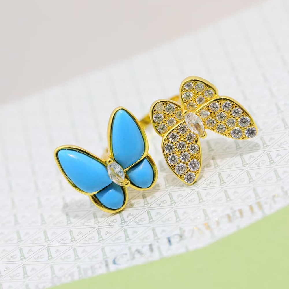 V*N CL*F & arpels two butterfly between the finger ring rp7uz00
