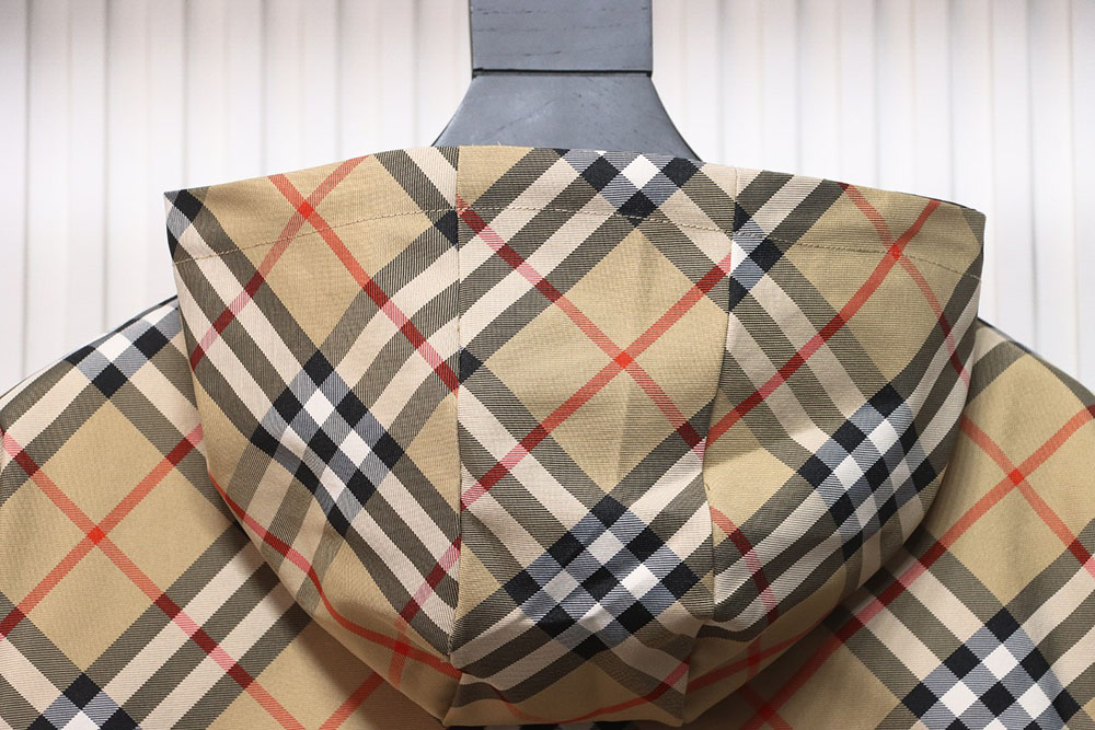 B**rry check warhorse reversible hooded jacket