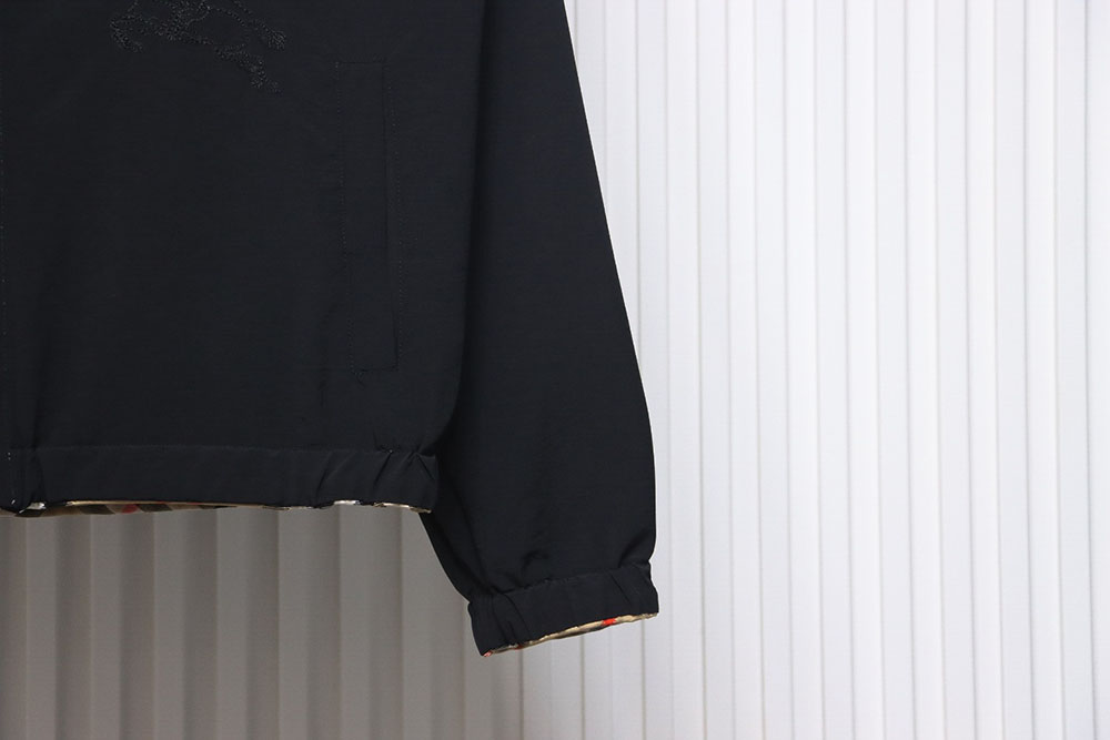 B**rry check warhorse reversible hooded jacket