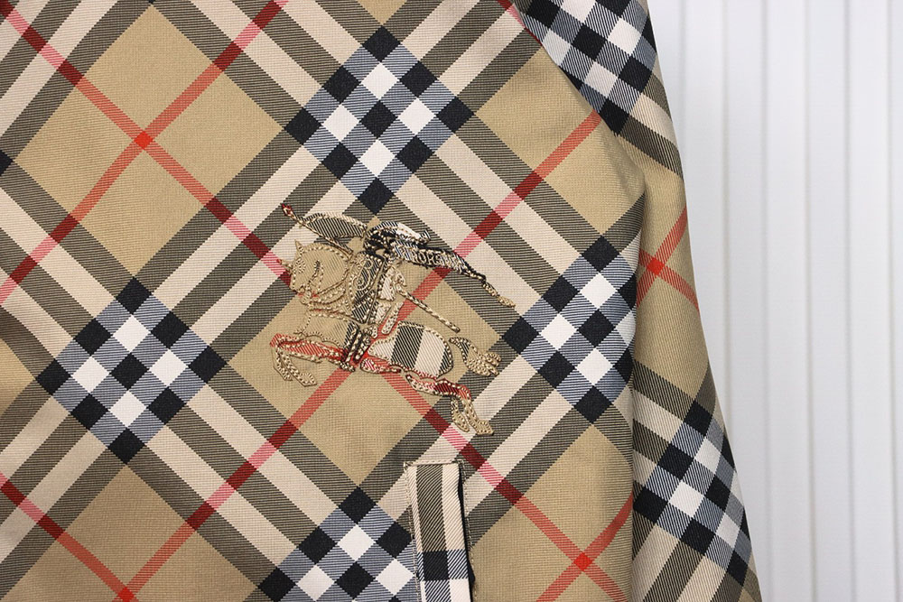 B**rry check warhorse reversible hooded jacket