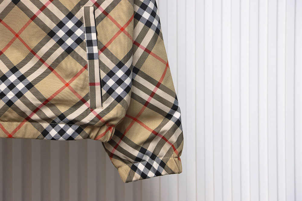 B**rry check warhorse reversible hooded jacket