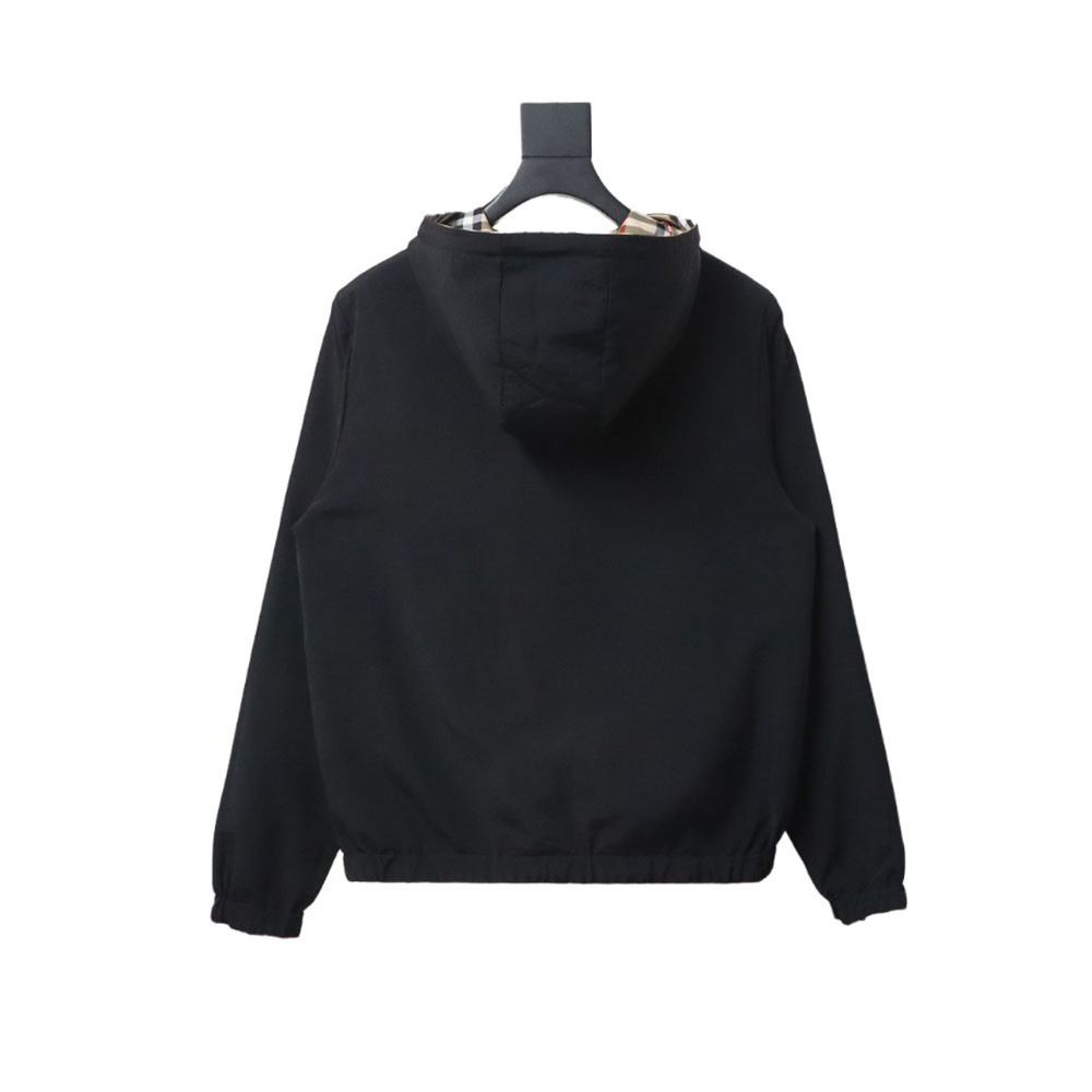 B**rry check warhorse reversible hooded jacket