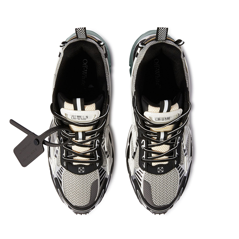 OFF-WHITE Light Grey Black Be Right Back