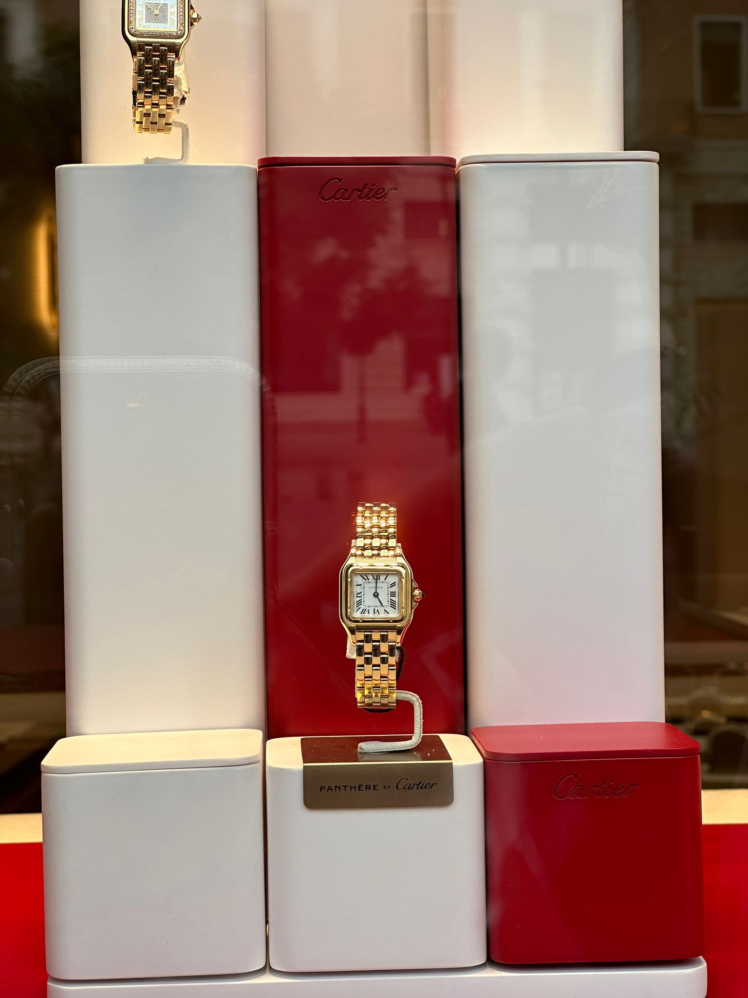 Ca*t*er - panthere secrete de ladies rg/rg gf swiss quartz