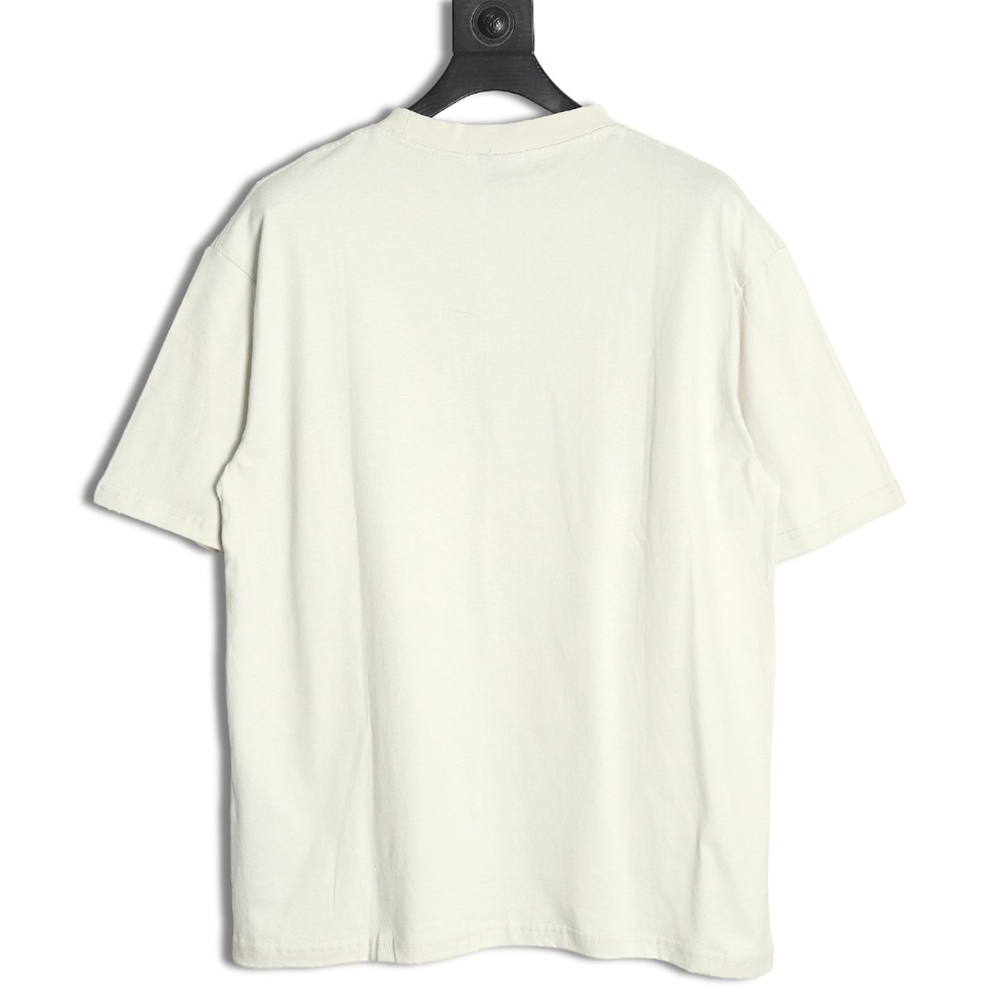 Ba*len*cia*ga scissors foam print short sleeves