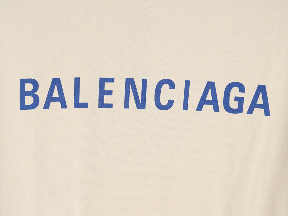 Ba*len*cia*ga lettering print short sleeves