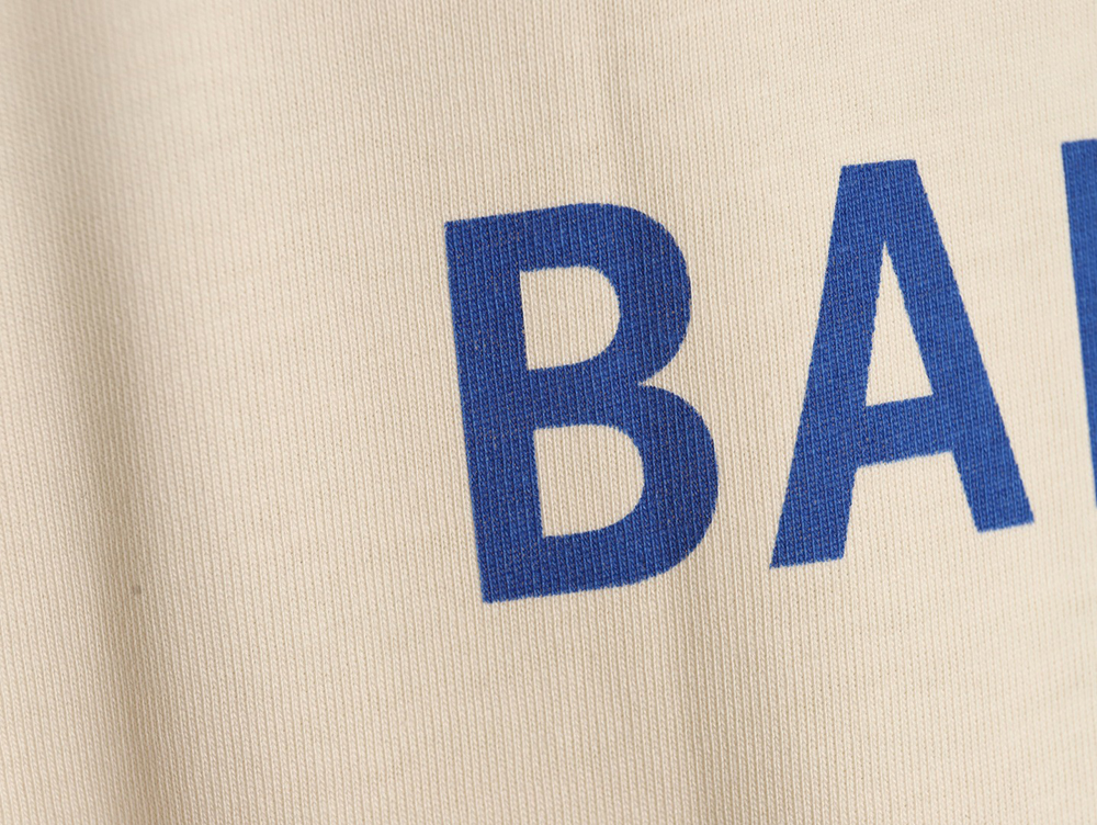 Ba*len*cia*ga lettering print short sleeves