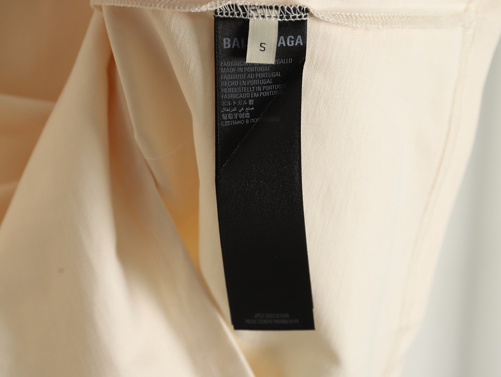 Ba*len*cia*ga lettering print short sleeves