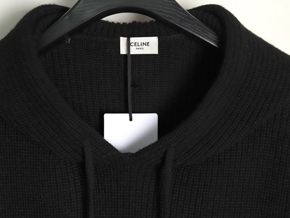 Ce**e felt lettering hooded sweater tsk1