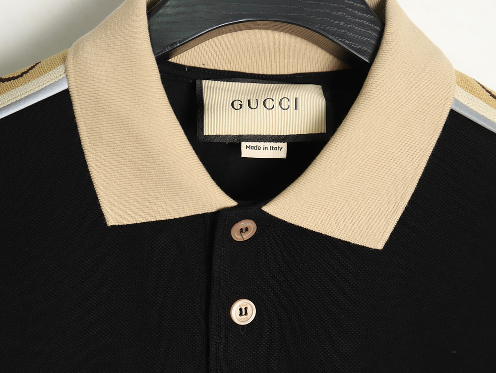 G*u*i reflective webbing polo short sleeve tsk1