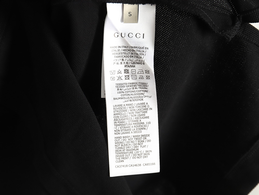 G*u*i reflective webbing polo short sleeve tsk1