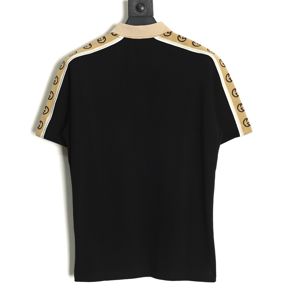 G*u*i reflective webbing polo short sleeve tsk1
