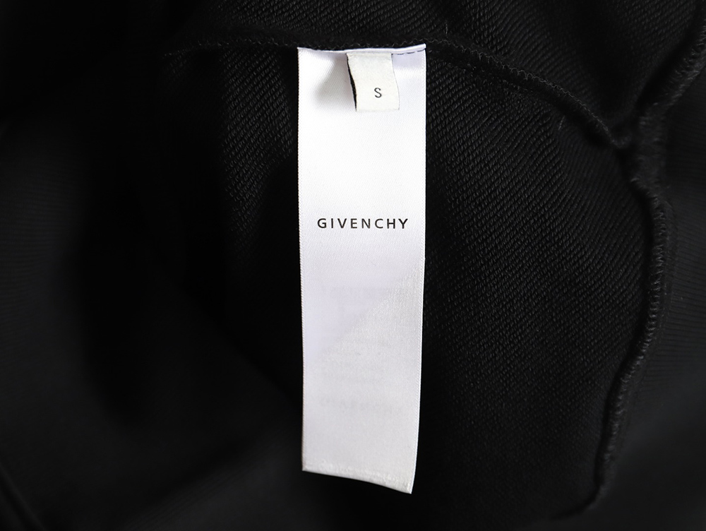 Givenchy Curved English Embroidery Round Neck Sweatshirt