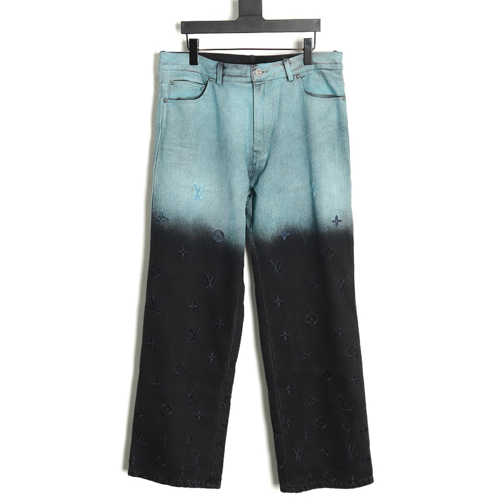 l0*is V*t0n gradient jacquard jeans