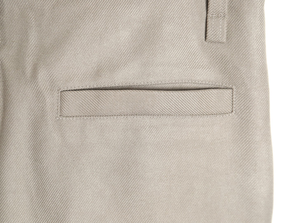 Ami Paris wool zip-up tailored trousers