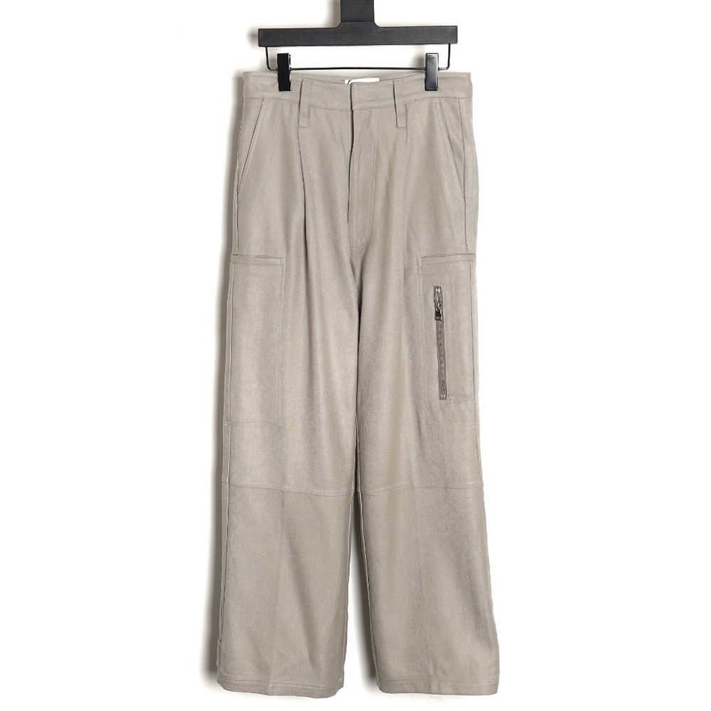 Ami Paris wool zip-up tailored trousers