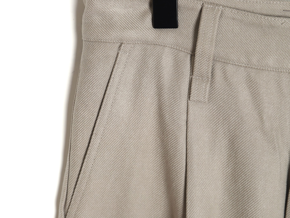 Ami Paris wool zip-up tailored trousers