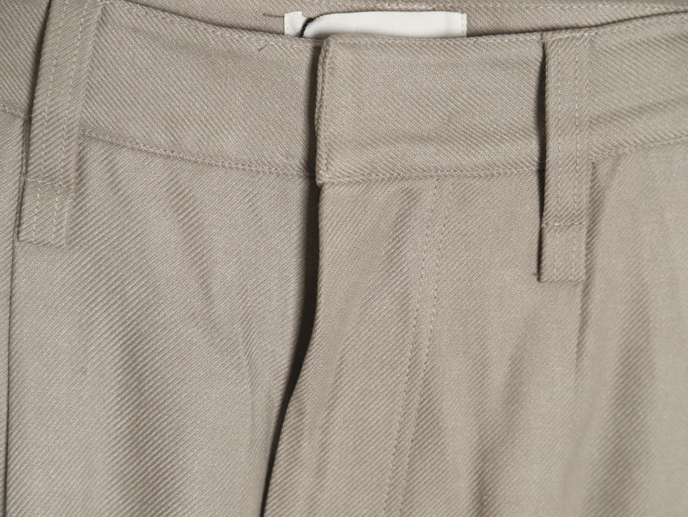 Ami Paris wool zip-up tailored trousers