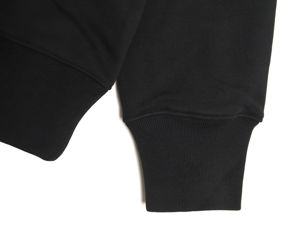 Givenchy round neck sweatshirt with front and back 3D embroidery