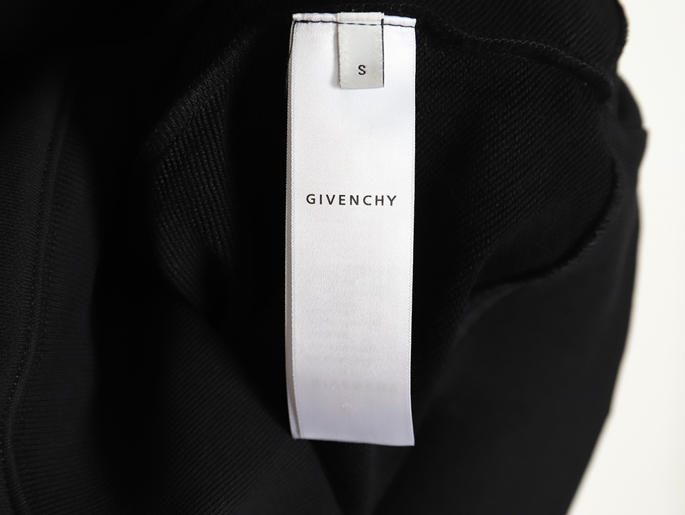 Givenchy round neck sweatshirt with front and back 3D embroidery
