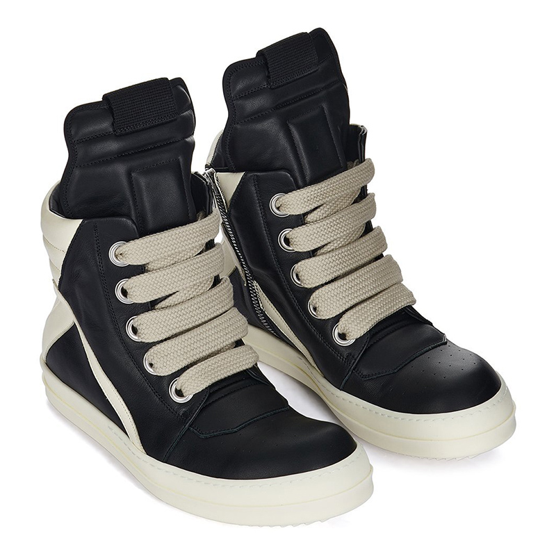 Rick Owens Strobe Geobasket Megalace High 