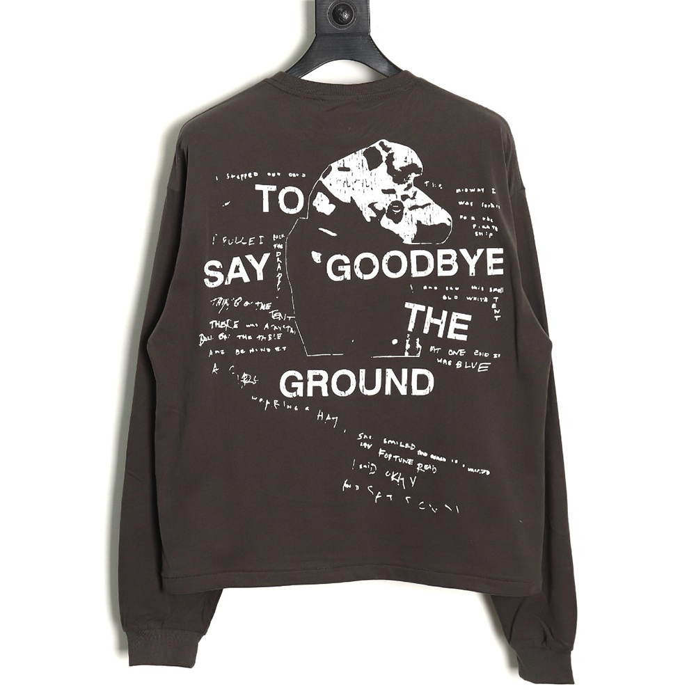 Enfants Riches Deprimes Portrait Print Rock Lyrics Long Sleeve S-XL