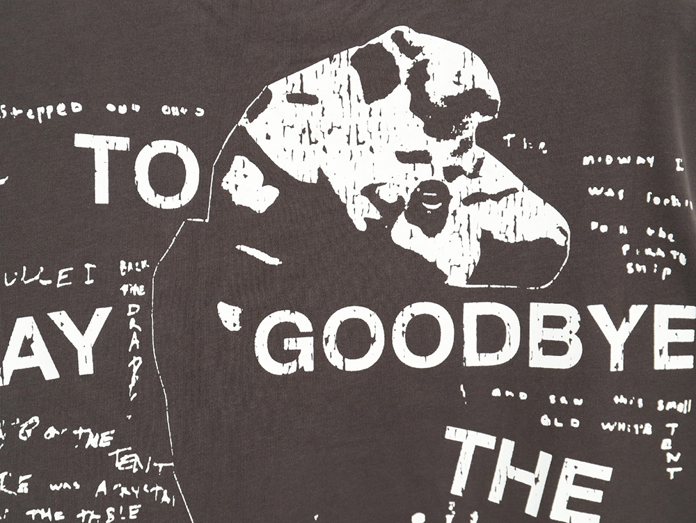 Enfants Riches Deprimes Portrait Print Rock Lyrics Long Sleeve S-XL