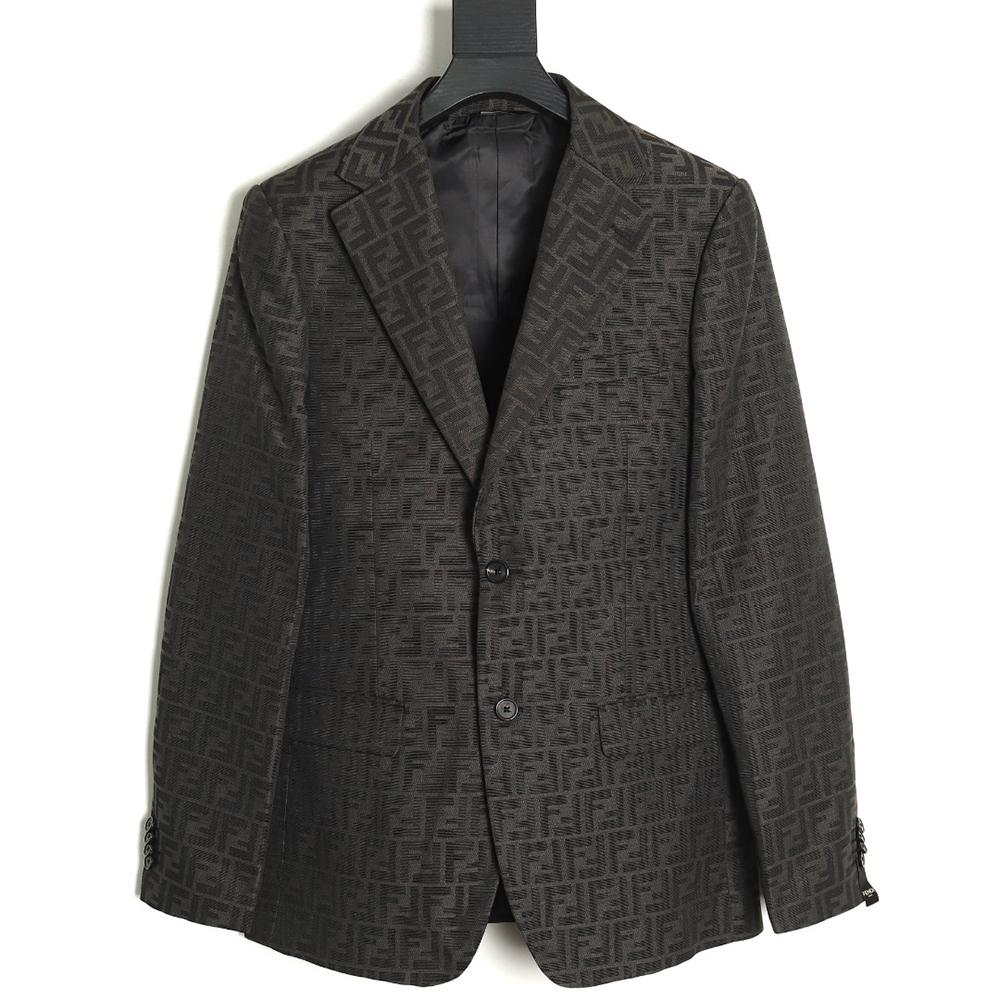 F**di all over print ff suit jacket tsk1 46-52