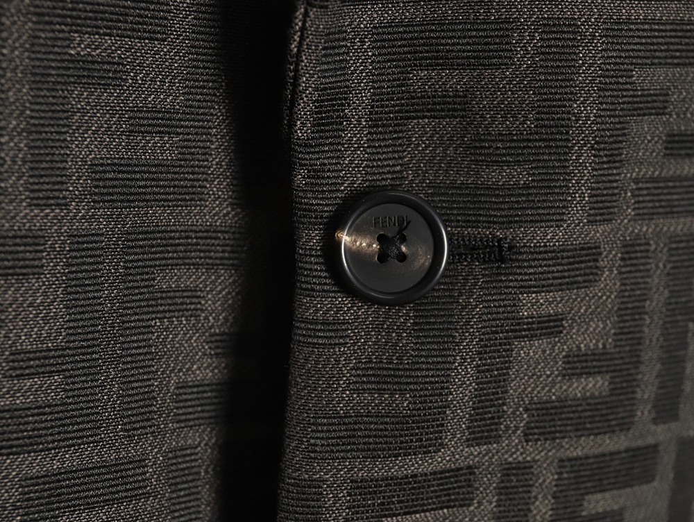 F**di all over print ff suit jacket tsk1 46-52