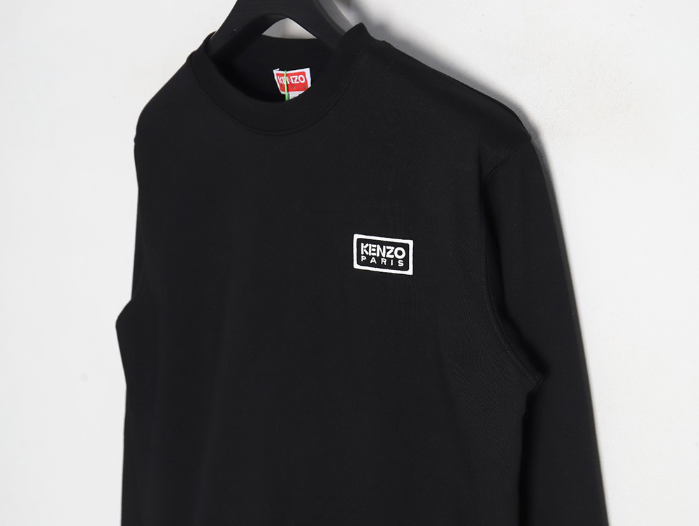 Kenzo black and white embroidered crewneck sweatshirt S-XXL