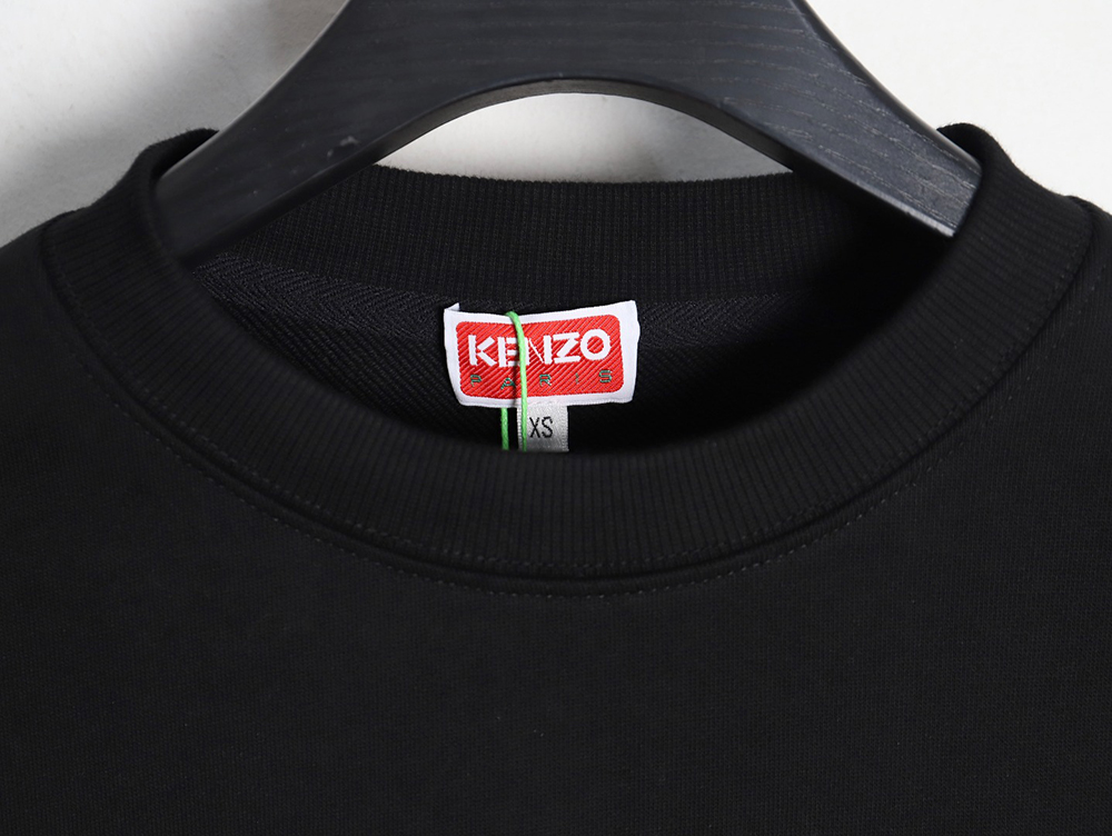 Kenzo black and white embroidered crewneck sweatshirt S-XXL