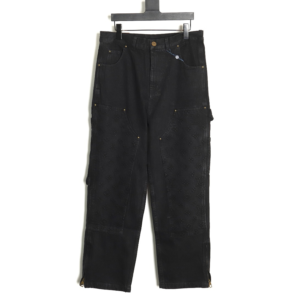 l0*is V*t0n embossed monogram cargo jeans tsk1 29-32